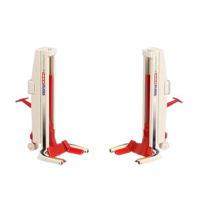 Elevator-2 piese, macheta elevator, scara 1:32, rosu cu gri, Wiking