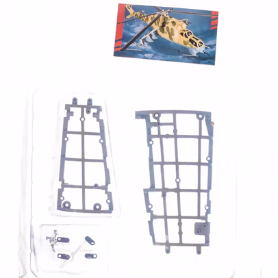 Macheta Elicopterului de asalt MI-24V kit construibil Eaglemoss nr.57