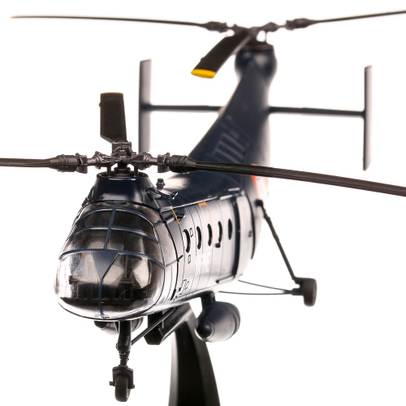 Elicopter Piasecki H-21 (Flying Banana) France 1954, macheta elicopter scara 1:72, albastru inchis, Atlas