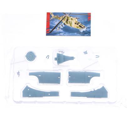 Macheta Elicopterului de asalt MI-24V kit construibil Eaglemoss nr.115