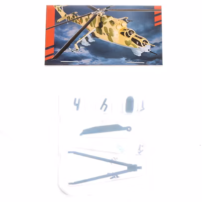 Macheta Elicopterului de asalt MI-24V kit construibil Eaglemoss nr.99