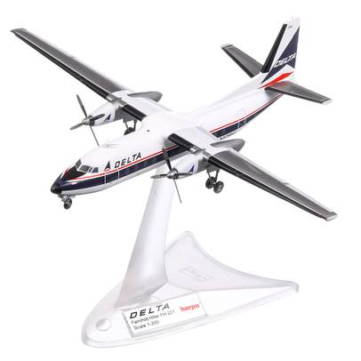 Fairchild FH-227 Delta Air Lines 1958, macheta avion scara 1:200, alb, Herpa