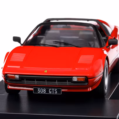 Ferrari 308 GTS 1977, macheta auto cabrio, scara 1:18, rosu, MCG