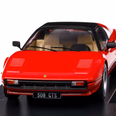 Ferrari 308 GTS 1977, macheta auto closed, scara 1:18, rosu, MCG