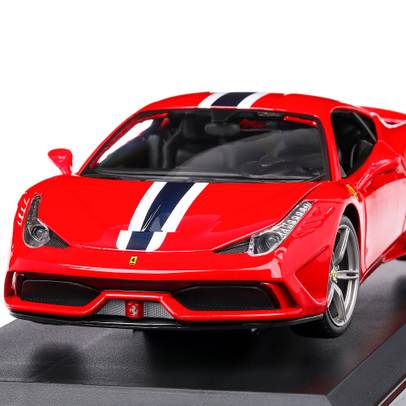 Ferrari 458 Speciale 2013, macheta auto 1:18, rosu, Bburago