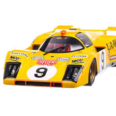 Ferrari 512M 1971 #9 Defierlant/Decadenet 24H Le Mans macheta auto scara 1:18, galben, CMR