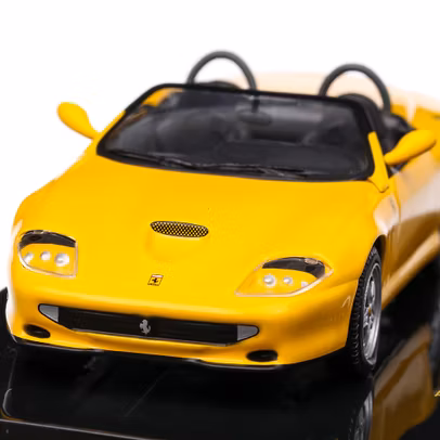 Ferrari 550 Barchetta Pininfarina 2000, macheta auto, scara 1:43, galben, Atlas