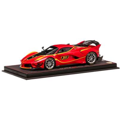 Ferrari FXXK EVO Rosso Corsa 2017, macheta auto, scara 1:18, rosu, BBR Models