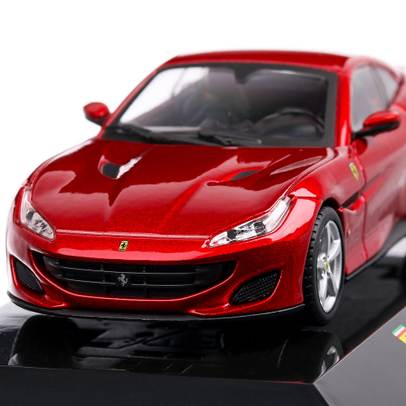 Ferrari Portofino 2018, macheta auto, rosu, scara 1:43, Magazine Models