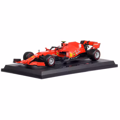 Ferrari SCUDERIA SF1000 #16 C. LeClerc Season car 2020, scara 1:18, rosu cu negru, Burago-2