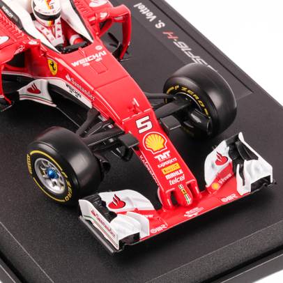 Ferrari SF16-H #5 SEBASTIAN VETTEL F1 UPS 2016, scara 1:18, rosu, Bburago