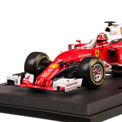 Ferrari SF16-H F1 #7 KIMI RAIKKONEN 2016, macheta auto scara 1:18,  rosu, Bburago