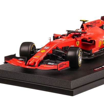 Ferrari SF90 #16 Charles Leclerc F1 GP Italy, Monza Special Livery 2019, scara 1:18, rosu, Bburago