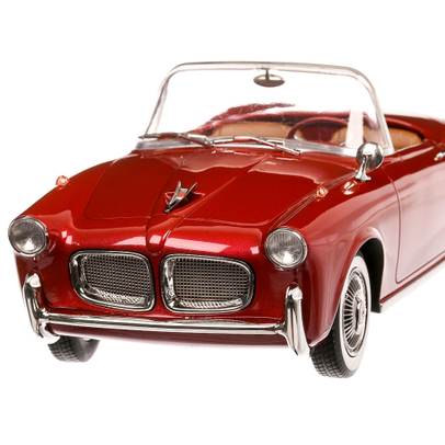 Fiat 1100 TV Trasformabile 1955, macheta  auto, scara 1:18, visiniu metalizat, BoS-Models