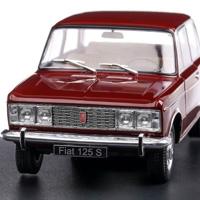 Fiat 125 Special 1967, scara 1:24, visiniu, White Box