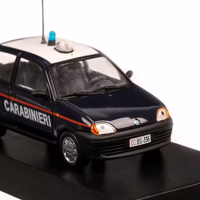 Fiat 600 Elettra Carabinieri 2003, 1:43, Magazine models