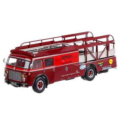 Fiat 642 RN2 Bartoletti Ferrari Renntransporter 1957, macheta camion, scara 1:18, visiniu, CMR