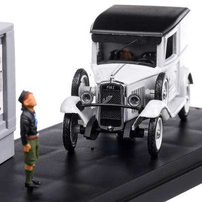 Fiat Balilla Box Wagon 1935, scara 1:43, alb, Rio