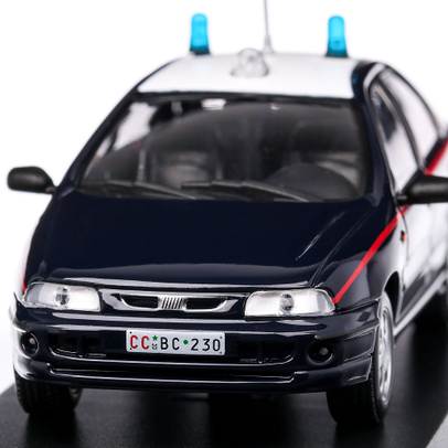 Fiat Brava 2001 Carabinieri, macheta auto scara 1:43, albastru inchis, Magazine Models