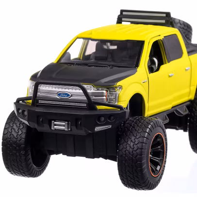 Ford F-150 Lariat Crew Cab Off Road 2019, macheta  auto,  scara 1:24, verde, Motor Max-3
