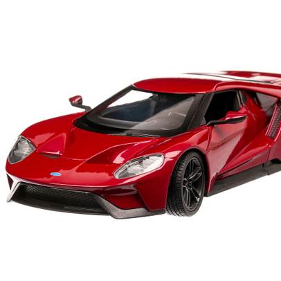 Ford GT 2017, macheta auto scara 1:24, visiniu, Welly