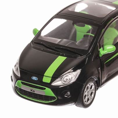 Ford Ka II 2016, macheta auto scara 1:24, negru, Motormax-5