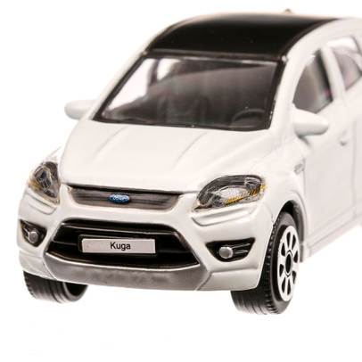 Ford Kuga 2008, macheta SUV scara 1:43, alb, Bburago