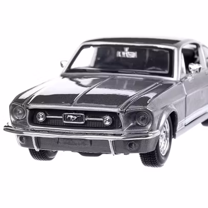 Ford Mustang GT 1967, macheta auto, scara 1:24, gri, Maisto