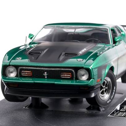 Ford Mustang Mach I 351 Ram Air 1971, macheta auto, scara 1:18, verde, SunStar