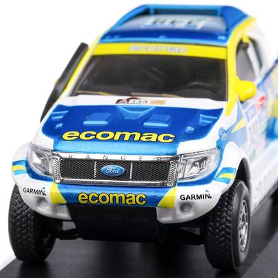 Ford Ranger 2016 Dakar circuit, #349 Daniel Mas Valdes Chile scara 1:43, alb cu albastru, Magazine Models