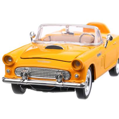 Ford Thunderbird 1956, macheta  auto,  scara 1:24, galben, Motor Max