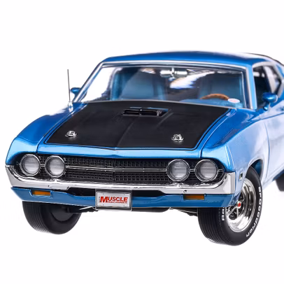 Ford Torino Cobra Fastback 1970, macheta auto  scara 1:18, albastru, Auto World