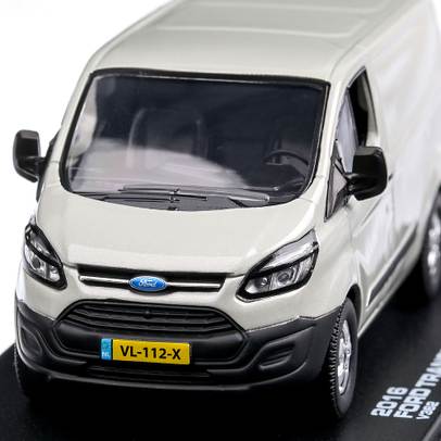 Macheta autoutilitara Ford Transit Custom V362 2016 argintiu 1:43-6