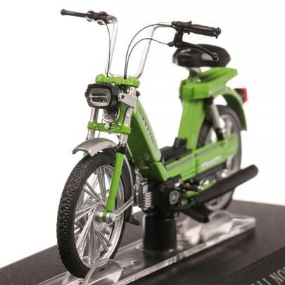 Garelli Noi 1980, macheta motocicleta, scara 1:18, verde, Atlas