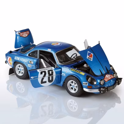 Macheta auto Renault Alpine A110 1600 S- kit complet scara 1:8