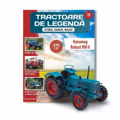 Nr.19 - Hanomag Robust 900 A Germania - Tractoare de legenda - 1:43 Hachette