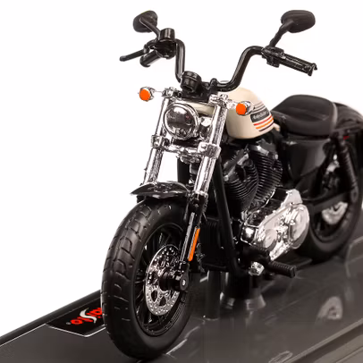 Harley-Davidson Forty Eight Special 2018, macheta motocicleta, scara 1:18, negru, Maisto