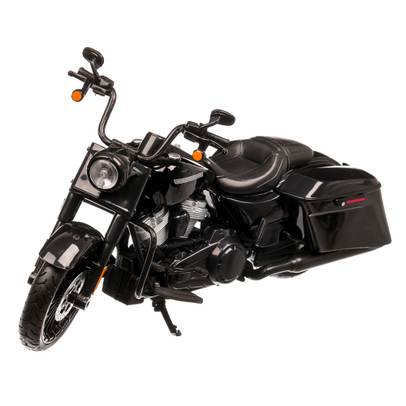 Macheta motocicleta Harley-Davidson Road King Special 2017 negru scara 1:12 Maisto
- vedere 3/4 stanga fata