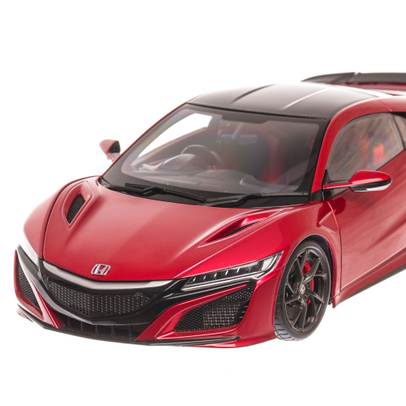 Honda NSX-NC1 2016, macheta auto scara 1:18, rosu metalizat, window box, AUTOart