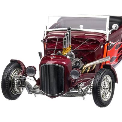 Hot Rod Roadster 1934, macheta auto scara 1:18, visiniu, GMP