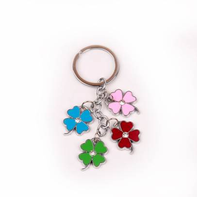 Breloc 4 trifoi cu 4 foi