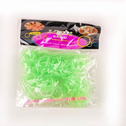 Punga elastice Rainbow Loom verde