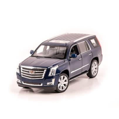 Cadillac ESCALADE 2017, albastru metalizat, 1:24, WELLY