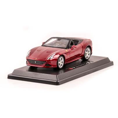 Ferrari CALIFORNIA T OPEN TOP, rosu inchis, scara 1:24, Burago