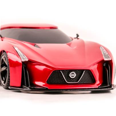 NISSAN VISION GRAN TURISMO 2020 CONCEPT, macheta autoturism, scara 1:32, rosu, Maisto