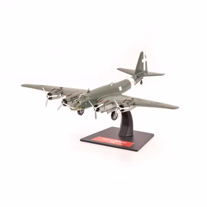 Macheta avion Piaggio P-108D Serie I Italy, scara 1:144, gri, Magazin models