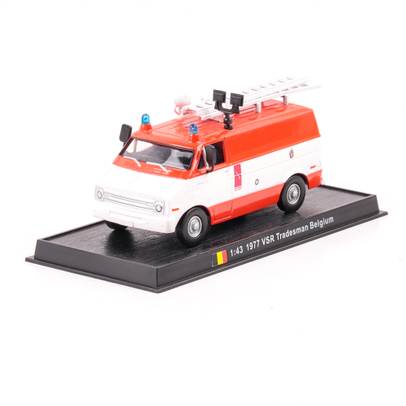 Macheta autospeciala VSR Tradesman Belgia 1977 rosu scara 1:43 Magazine Models