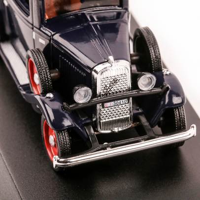 Fiat 508 Balilla Carabinieri 1938, macheta auto, scara 1:43, albastru inchis, Magazine models