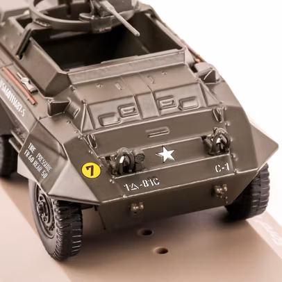 Masinile de razboi ale lumii stars nr.61 - Ford M20 1940 1:43 verde cu negru-2