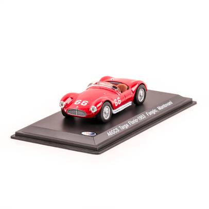 Maserati A6GCS Targa Florio #66 Fango Mantovari, macheta auto scara 1:43, rosu, Magazine models